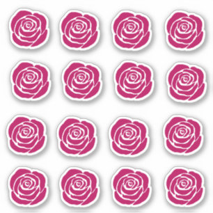 Sticker Red Roses 16