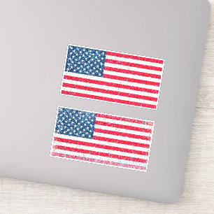 Sticker Red White Bleu Patriotique Américain Flag Party