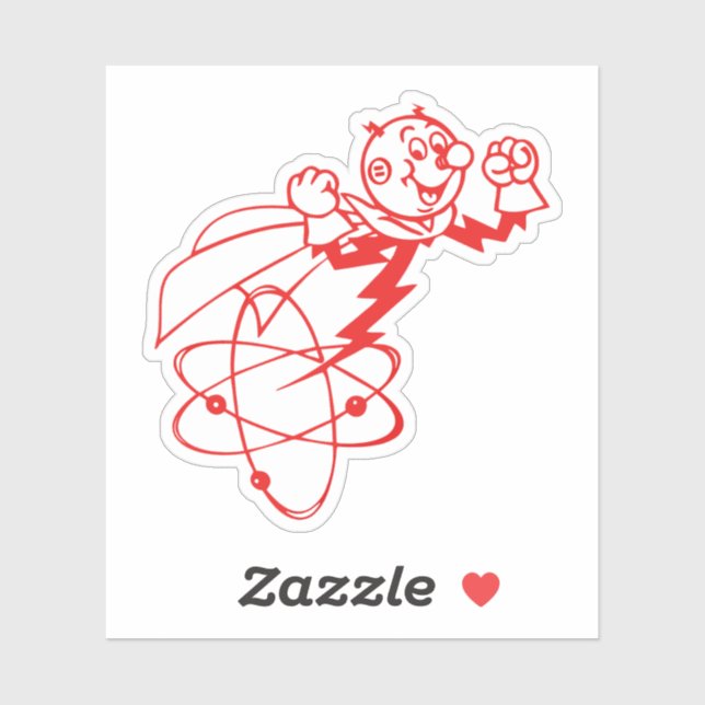 STICKER REDDY ATOM (Feuille)