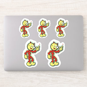 Sticker Reddy Kilowatt 5 vers le haut