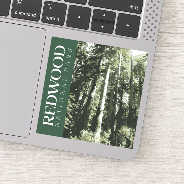 Sticker Redwood, Décal du parc national (Détail)