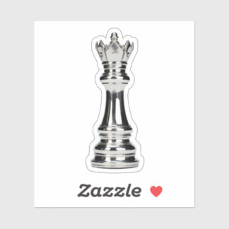 Sticker Reflet Queen Chess Piece