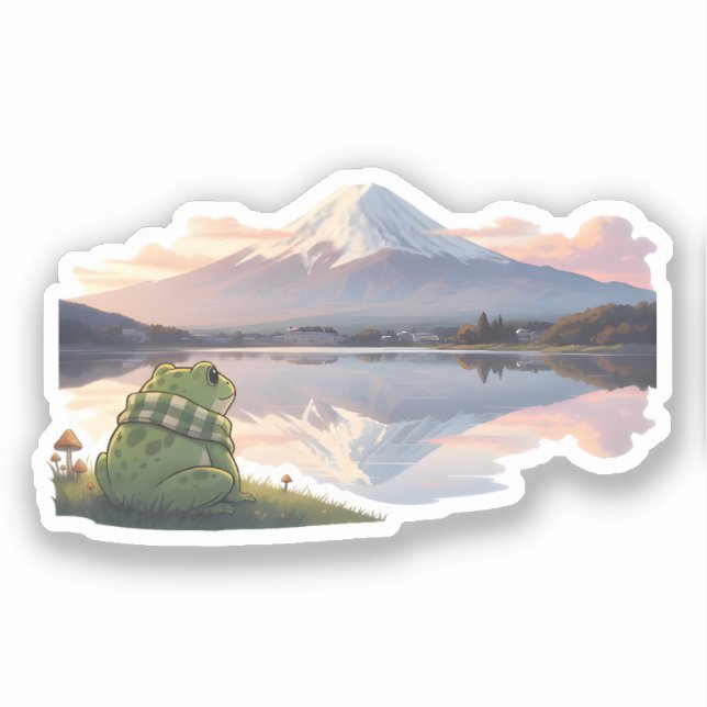 Sticker Reflets du Fuji (Recto)