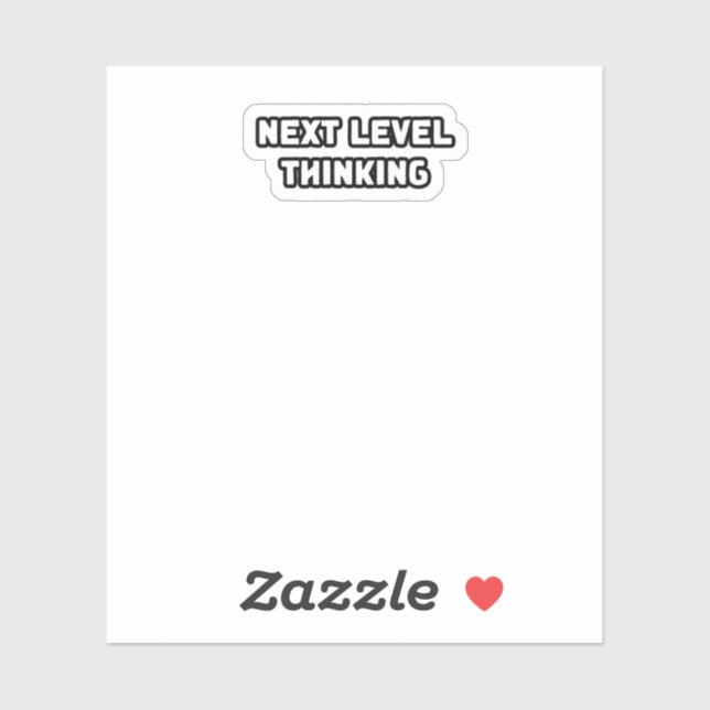 Sticker Réflexion Niveau Suivant Innovation Croissance Vis (Feuille)