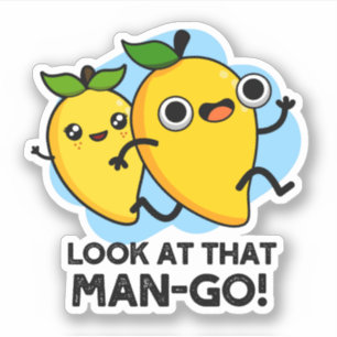 Sticker Regardez Ce Jeu De Fruits Drôle De L'Homme