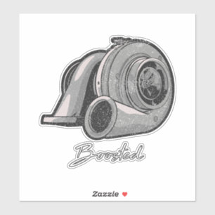 Sticker Réglage Turbo Boosted