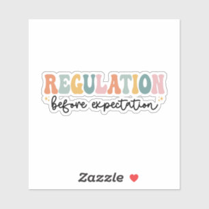 Sticker Réglementation avant attente