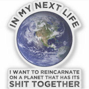 Sticker Réincarner Sur Une Planète Qui A Son Puits Ensembl