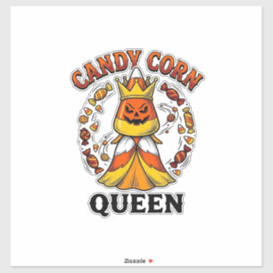 Sticker Reine Candy Corn Vintage Chemise Candy Halloween A