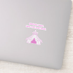 Sticker Reine Glamper Aventure de Luxe en Plein Air