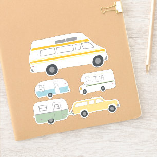 Sticker Remorque du cru rv Van Motorhome Campervan