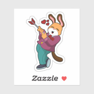 Sticker Renard marié en costume