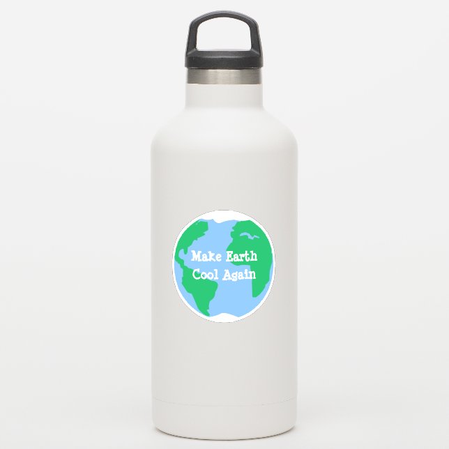 Sticker Rendre le cool terrestre (Gourde)