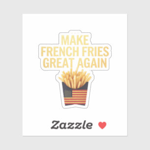 Sticker Rendre Les Fries Françaises Super À Nouveau Délici
