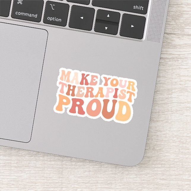 Sticker Rendre votre thérapeute fier, Sensibilisation à la (Détail)