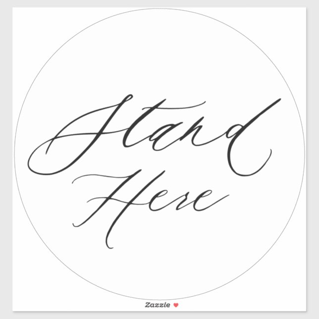 Sticker Repère de sol grand format pour distance sociale e (Feuille)