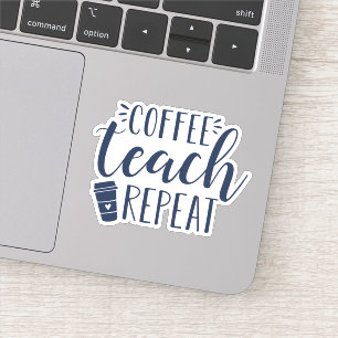 Sticker Répétition de l'enseignement du café   Amoureux du