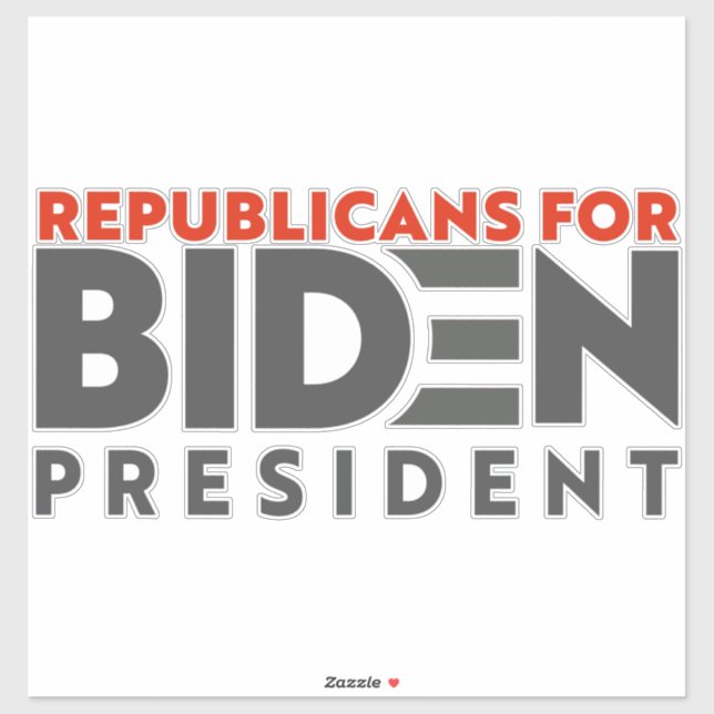 Sticker Républicains Pour Joe Biden (Feuille)