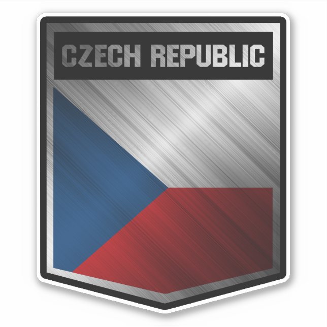 Sticker République tchèque (Devant)