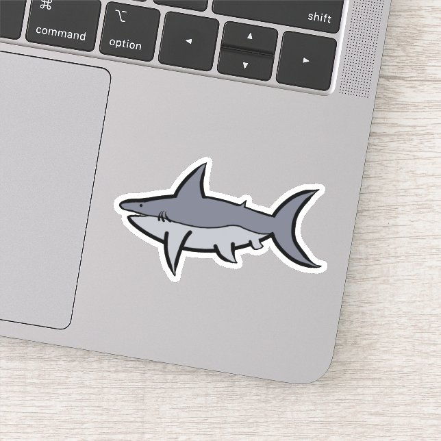 Sticker Requin (Détail)