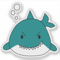 Requin de dessin animé