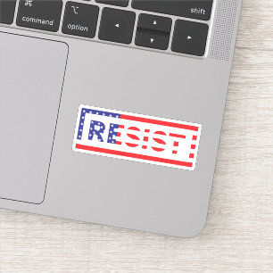 Sticker RÉSISTER   Drapeau des États-Unis
