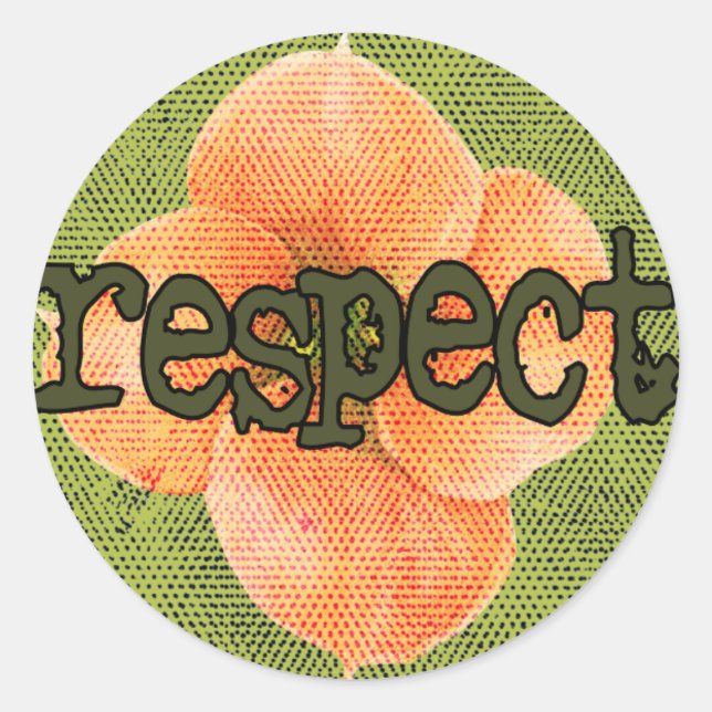 Sticker Respect (Devant)