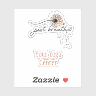 Sticker Respirer le papillon Dandelion Inspiration Yoga