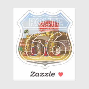 Sticker Ressorts cool sur la route 66