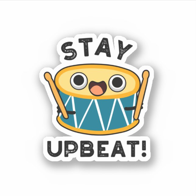 Sticker Restez À L'Écart Positif Optimale (Devant)