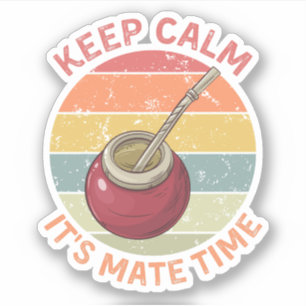 Sticker Restez calme C'est l'heure de l'accouplement - Yer