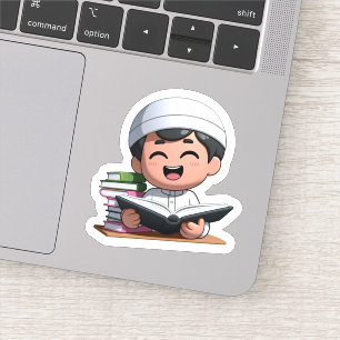 Sticker Retour à l'école Motivation islamique mignonne pou
