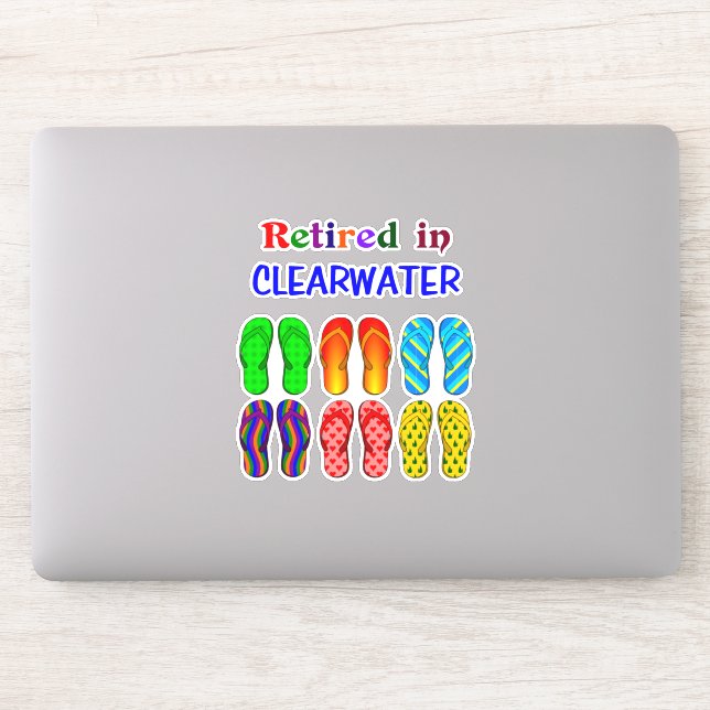 Sticker Retraité à Clearwater, (Ordinateur)