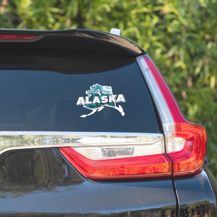 Sticker Retro Alaska