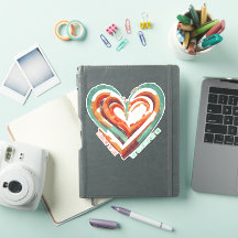 Rétro en forme de coeur