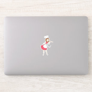 Sticker Rétro femme au foyer fraîche