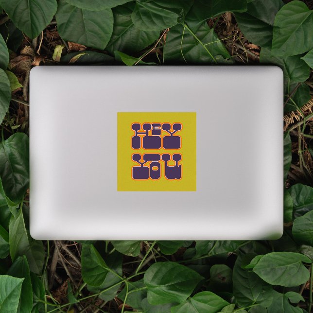 Sticker Retro Hey You (Créateur téléchargé)
