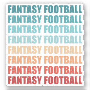 Sticker Retro Imaginaire Football cadeau Vintage