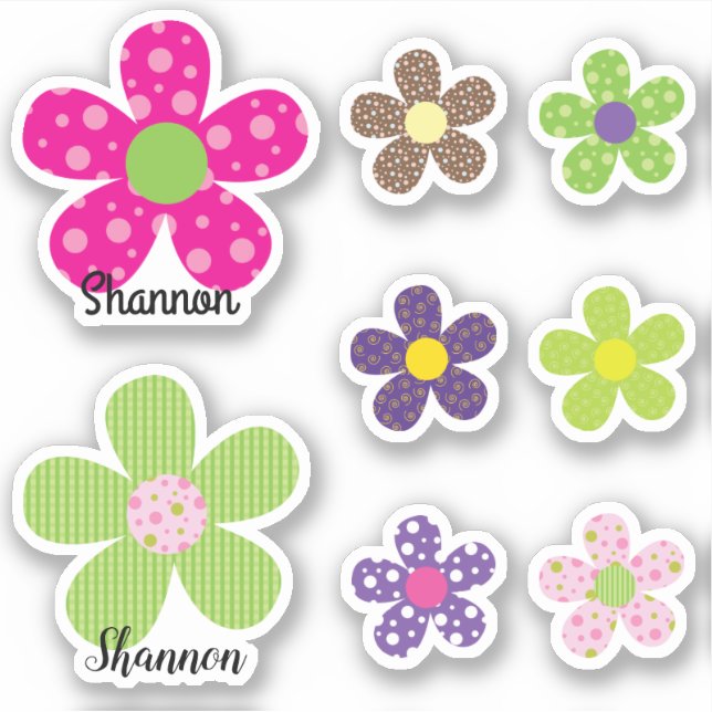 Sticker Retro les années 70 Hippie Boho Style (Devant)