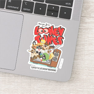 Sticker Rétro LOONEY TUNES™ Éclatant de la télévisio