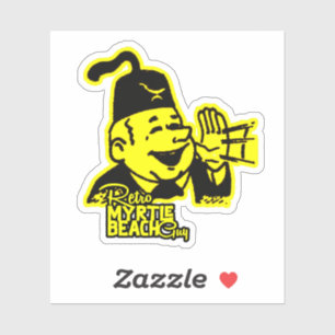 Sticker retro myrtbeach