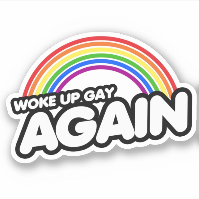 Sticker Réveillez Gay (Devant)