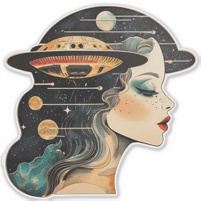Sticker Rêves UAP UFO (Devant)