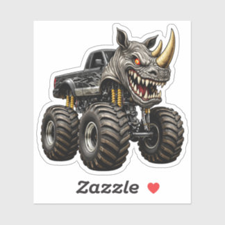 Sticker Rhino Monster Truck Beast 