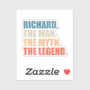 Sticker Richard L'Homme Le Mythe La Légende