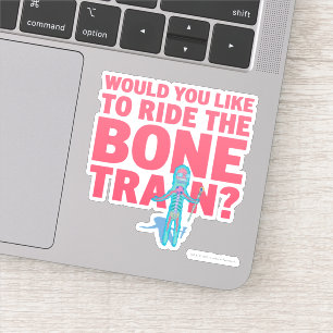 Sticker RICK ET MORTY™  Anatomy Park - Bone Train