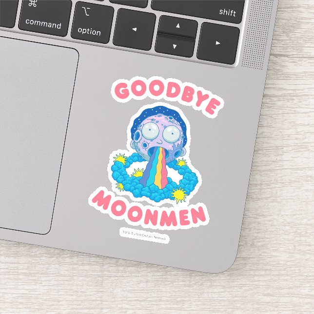 Sticker RICK ET MORTY™ | Goodbye Moonmen (Détail)