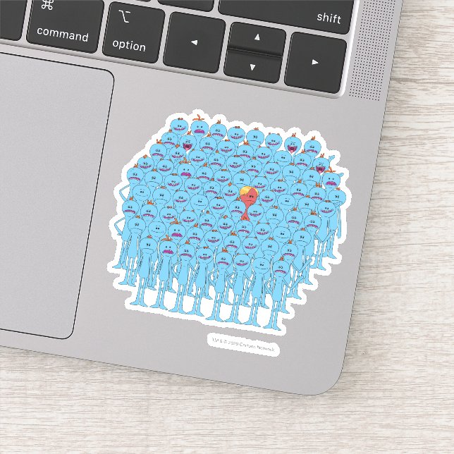 Sticker RICK ET MORTY™ | Kirkland M. Meeseeks (Détail)