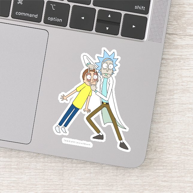 Sticker RICK ET MORTY™ | Regardez Ça (Détail)
