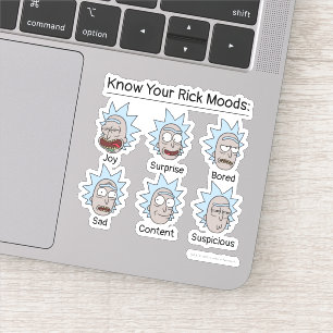 Sticker RICK ET MORTY™   Rick's Moods